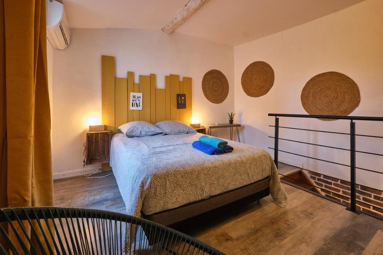 Melina - Jacuzzi - Maison Avec Cour Climatisee Proche Cite Medieval Carcassonne Exterior photo